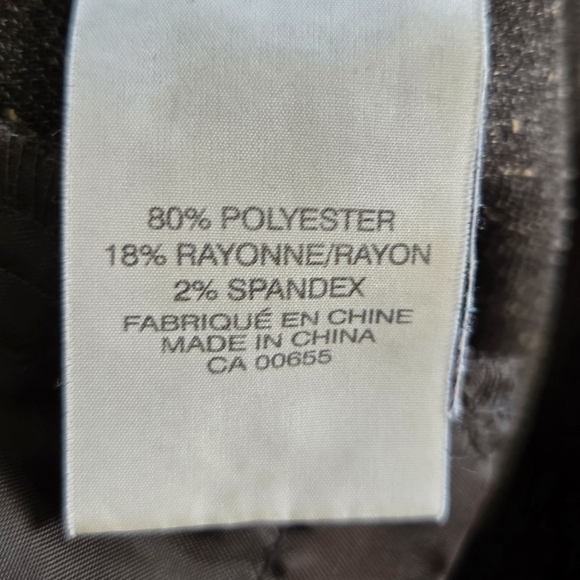 Smart Set Brown Flecked High Waist  Wide Leg Pants Size 6 - Picture 5 of 6